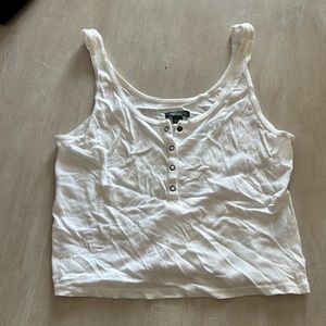 Wild Fable white crop top